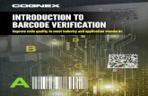 INTRODUCTION TO BARCODE VERIFICATION - Acrovision · 8 Introduction to Barcode Verification. ISO/IEC 15416 The 1D ISO standard requires 10 individual scan lines be taken throughout