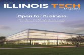 Open for Business - Illinois Tech Magazine · to startups, Illinois Tech has fueled the city’s rise as a global metropolis. 2. Opportunity and Value—Illinois Tech is an engine