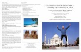 GLORIOUS TOUR OF INDIA 2 January 18Day 04 :-21/01/20 Agra-Fatehpur Sikri -Jaipur Early morning visit , The Taj Mahal, which was constructed by Shah Ja-han in memory of his wife Mumtaz