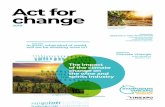 Act for change - Vinexpo Bordeaux 2019...A publication of Vinexpo, 2 Cours du 30 Juillet, 33074 Bordeaux, — Executive editor: Anne Cusson, Vinexpo — Editors: Christian David, Vinexpo