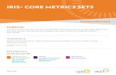 IRIS+ CORE METRICS SETS - Amazon S3s3.amazonaws.com/.../files/guidance/IRIS_CoreMetricsSets_2019051… · Since IRIS+ Core Metrics Sets incorporate the most relevant data used for
