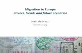 Migration to Europe drivers, trends and future scenarios Migration to Europe drivers, trends and future