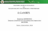 INDONESIA CENTER OF EXCELLENCE ON NUCLEAR …Dec 03, 2014  · Indonesia can contribute to support of regional nuclear ... IAEA Emergency Preparedness and responce Capacity Building