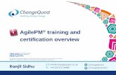 AgilePM training and certification overview · AgilePM ® based on. DSDM v1 launched in 1995. DSDM Atern – 2007. DSDM Agile Project Framework - 2014. Always had a focus on full