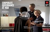 CORPORATE GOVERNANCE AT NAB · CORPORATE GOVERNANCE AT NAB National Australia Bank Limited ABN 12 004 044 937 NAB 2018 Corporate ... our people. Our values support our people to deliver