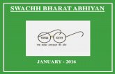 SWACHH BHARAT ABHIYAN - India · SWACHH BHARAT ABHIYAN MARCH 2016 . This month, we have visited two forest posts (Anantpura and Lakarda) with forest officials for cleaning and maintaining