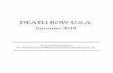 DEATH ROW U.S.A.Death Row U.S.A. Page 3 United States v. Haymond, No. 17-1672 (Right to jury determination of facts increasing punishment) (decision below 869 F.3d 1153 (10th Cir.