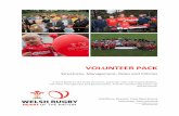 Volunteer Pack · More volunteer’s leads to more members and a better ran club. This can become the social hub a community leading to more income for the community. Training The