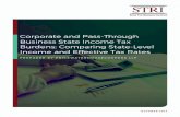 Corporate and Pass-Through Business State Income Tax ... · Corporate and Pass-Through Business State Income Tax Burdens: Comparing State-Level Income and Effective Tax Rates 2 A