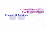 FUNDAMENTALS OF FLUID MECHANICS Chapter 12 Turbineslibvolume6.xyz/mechanical/btech/semester5/turbo... · Chapter 12 Turbines. 2 Basic Energy Considerations ... Applied to the one-dimensional