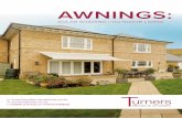 AWNINGS - Turners Blinds & Shutters · Great selection of fabric: We use the finest solution-dyed colourfast fabrics. They are woven using the strongest warp and weft construction