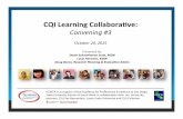 CQI Learning Collab PPT Conv 3 FINAL · Absence’of’ Maltreatment’ Recurrence Absence’of’ Maltreatment’in’ Foster’Care Timeliness’and’ Permanency’of’ Reunification’