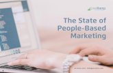 The State of People-Based Marketing...the people-based marketing capabilities Google and Facebook offer on their properties, the vast majority of marketers (84%) want to unify their