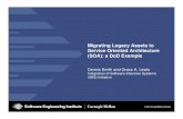 Migrating Legacy Assets to Service Oriented Architecture ... · Migrating Legacy Assets to Service Oriented Architecture (SOA): a DoD Example ... Service-oriented architecture is
