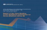 Distr.: GENERAL · 2015-02-25 · Distr.: GENERAL E/ECA/STATCOM/3/21 January 2012 Original: English UNTIED NATIONS ECONOMIC AND SOCIAL COUNCIL ECONOMIC COMMISSION FOR AFRICA Third