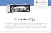 EvokeD - meyetech.de · Electrophysiology EvokeDx® is the NextGen VEP+ERG instrument developed by Konan Medical and leading scientists in visual electrophysiology. Its compact, all-in-one
