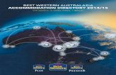 BEST WESTERN AUSTRALASIA ACCOMMODATION DIRECTORY 2014 BEST WESTERN AUSTRALASIA ACCOMMODATION DIRECTORY