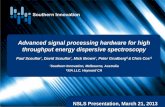 Advanced signal processing hardware for high throughput ... · 3/21/2013  · NSLS Presentation, March 21, 2013 Advanced signal processing hardware for high throughput energy dispersive