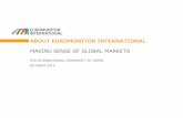 ABOUT EUROMONITOR for the global market.” Senior Manager, Strategic Business Planning and Coordination Consumer Products, Kao Corporation “Euromonitor International is the industry