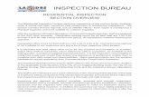 INSPECTION BUREAU - Building in California › wp-content › uploads › 2014 › 0… · INSPECTION BUREAU RESIDENTIAL INSPECTION SECTION OVERVIEW ... A Certificate of Occupanc