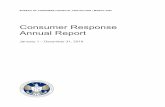 Consumer Response Annual Report...1 BUREAU OF CONSUMER FINANCIAL PROTECTION Message from the Director I am pleased to present the Bureau of Consumer Financial Protection’s (CFPB