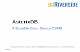 CS014 Introduction to Data Structures and Algorithmseldawy/18FCS226/slides/CS226-11-28-Aster... · 2018-11-30 · Couchbase Data Platform Service-Centric Clustered Data System ...