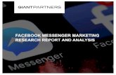 FACEBOOK MESSENGER MARKETING RESEARCH REPORT …...Kian is a Facebook Messenger bot personality that is designed to understand natural language. Kian helps subscribers: • Research