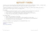 Nativity Bingo - elemenopkids.com · Nativity Bingo)) Thank you for downloading this Nativity Bingo Game from eLeMeNO-P Kids. I really hope you and your kids enjoy playing this game