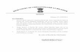 NOTICE - Chhattisgarh High Courtchhattisgarh & ors saurabh dangi,ashish chaudhari,hasan ali,utkal pradhan / ag [ on admission and i.a.no. for grant of interim relief ] korba with 16.