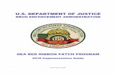 U.S. DEPARTMENT OF JUSTICE · 2018-07-18 · Revised June 18, 2018 . 3 | P a g e. RED RIBBON WEEK. Background. On February 7, 1985, at 2:00 p.m., Drug Enforcement Administration (DEA)