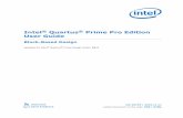 Intel Quartus Prime Pro Edition User Guide: Block-Based Design · Root partition reuse enables preservation and export of compilation results for a top-level (or root) partition that