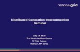 Distributed Generation Interconnection Seminar...Added updated and new references to Section 1.3.14: IEEE 1453, IEEE 1547.4, IEEE 2030.2, UL 1741 Added to Section 1.4 “The terms
