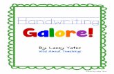 Handwriting Galo re! · Aa a a A A a A A Color capital letters blue. Color lowercase letters red. Bb b b B B b B B Color capital letters blue. Color lowercase letters red.