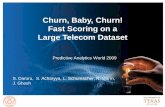 Churn, Baby, Churn! Fast Scoring on a Large Telecom Churn, Baby, Churn! Fast Scoring on a Large Telecom