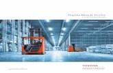 Toyota Reach Trucks · 2020-02-20 · REACH TRUCKS FOR INDOOR / OUTDOOR USE BT Reflex F-series 4-WAY / LONG LOAD REACH TRUCKS Simple, effective trucks for straightforward applications