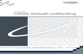 December 2014 CRISIL MutualFundRanking - Cafemutual.com · equity research in India, and are today the country's largest independent equity research house. ... The views expressed