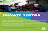 Private Sector - Oxfam Novib · 2017-05-16 · PurPOsE In all work with the private sector, Oxfam aims to advance a social justice agenda. We always stress the rights of people living