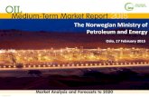 The Norwegian Ministry of Petroleum and Energy · 2015-02-17 · The Norwegian Ministry of Petroleum and Energy Oslo, 17 February 2015 ... US production growth slows in 2015-17, then