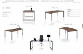 Solutions4 Office Guide Catalogue 2012-2013 › wp-content › uploads › 2012 › 04 › Sol… · M38 M38 with square legs Generous 38 mm thick tops covered in melamine in a choice