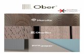 Welcome to Ober - Pure Paperpurepaper-laminates.com/media/upload/Ober-DPA4_UK_BD.pdf · veneers, ISO 14000 certification, use of recy-cled panels, disposal of production wastes and