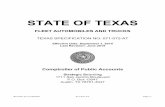 STATE OF TEXAS · 2016-09-23 · STATE OF TEXAS: 3.6.1.COMPTROLLER OF PUBLIC ACCOUNTS (CPA), Purchasing Division, P.O. Box 13047, Austin, Texas 78711-3047: Texas Specification No.