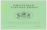 GRANVILLE CONNECTIONS - North Carolina · Granville for the payment of annual quitrent fees. [John Carteret, Earl Granville, died in 1763; and the Granville proprietary was inherited