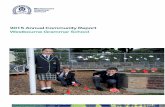 2015 Annual Community Report Westbourne …...2015 nnual Report Principal’s Report Welcome to the 2015 Westbourne Grammar School Annual Report. The year was marked by a number of