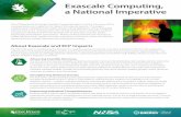 ECP Exascale Computing, a National Imperative · ECP About Exascale and ECP Impacts The ECP is focused on accelerating the delivery of a capable exascale computing ecosystem that