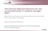 The Extreme Materials Beamline for the accelerated study ... · The Extreme Materials Beamline for the accelerated study of radiation damage: XMAT Mike Pellin, Latif Yacout, Jerry