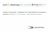 Always Connected: Strategies for Fixed Mobile Convergence...Always Connected: Strategies for Fixed Mobile Convergence Md tModerator: Bill E J Vi P id tBill Esrey, Jr., Vice President