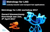 Metrology for LNG · Metrology: The science of measurement VSL - Beyond all doubt 2 A measurement is a comparison between the quantity (unit) you want to know or to determine, with