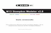 M13 Stompbox Modeler v2 - hooli.com.do · DEL SELECT para seleccio-nar el tipo de efecto. Gira el codificador para selec-cionar un modelo. • El efecto actual selec-cionado se visualiza