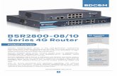 BSR2800 Series--pdf - BDCOM · BDCOM BSR2800-08/10 Series is the next-generation multiservice switching router platform developed by BDCOM. The router platform is of high performance