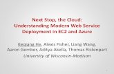 Next Stop, the Cloud: Understanding Modern Web …wisdom.cs.wisc.edu/workshops/spring-14/talks/Keqiang.pdfNext Stop, the Cloud: Understanding Modern Web Service Deployment in EC2 and